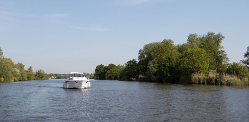 Boats on the Norfolk Broads